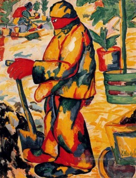 Gärtner 1911 Kazimir Malewitsch Ölgemälde